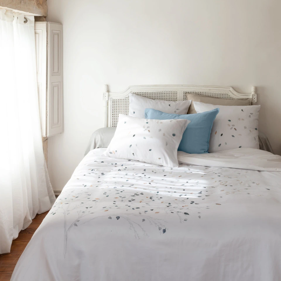 Linge de lit tendance à imprimé minimaliste