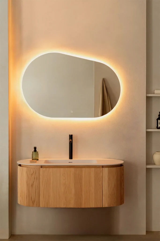 Luminaire miroir lavabo